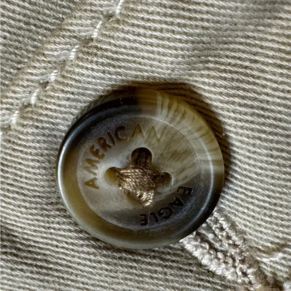 American Eagle Women's Beige Khaki Super Stretch Skinny Pants Size 16 Regular - Picture 8 of 8